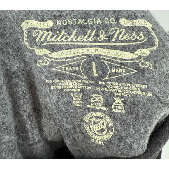 Mitchell & Ness Pittsburgh Penguins Hoodie Sweatshirt Men's Size Large Graphic - Picture 7 of 8